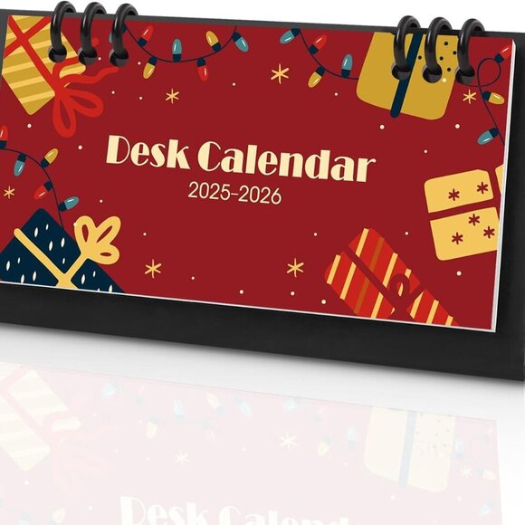 Small 2025-2026, Monthly Desktop Calendar - Runs From January 2025 to December 2 - Picture 1 of 8